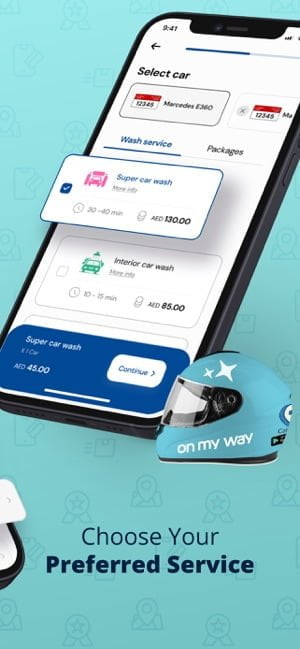 On My Way: Car Wash App